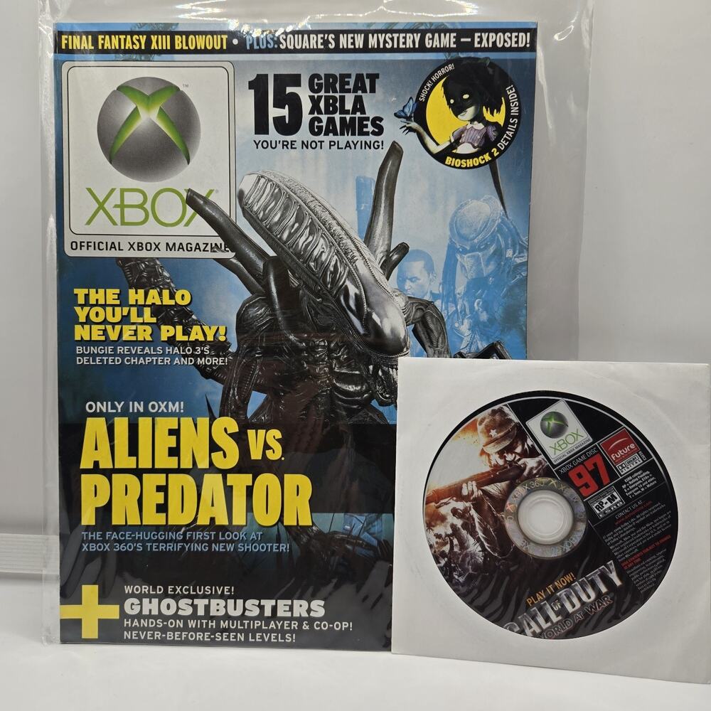 Official Xbox Magazine (OXM) Issue #97 June '09 - Alien Vs Predator [With Disc]